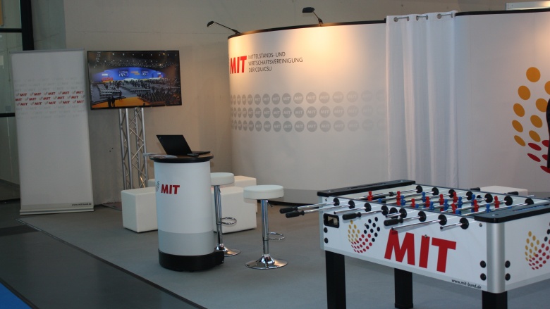 MIT-Parteitagsstand
