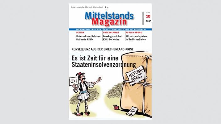 Mittelstandsmagazin, Ausgabe 10/2015