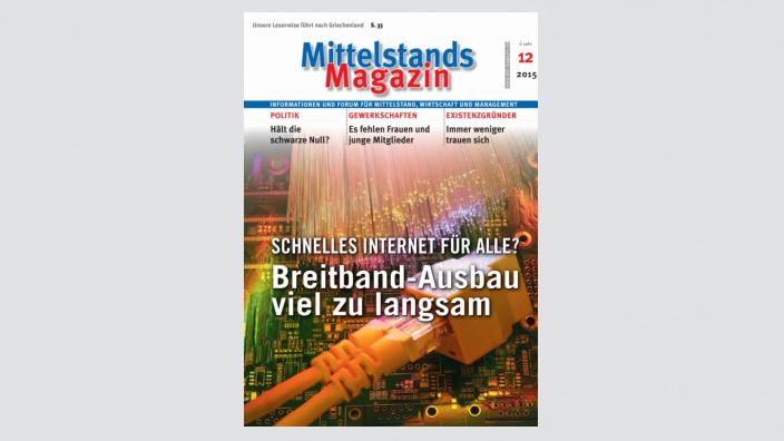 Mittelstandsmagazin, Ausgabe 12/2015